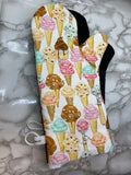 Oven mitts. Food. Ice Cream