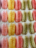 Oven mitts. Food. Macaroons
