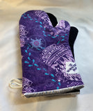 Oven mitts. Pop Culture. Harry Potter. Map. Purple