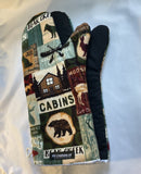 Oven mitts. Animals. Cottage country signs