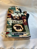 Oven mitts. Animals. Cottage country signs