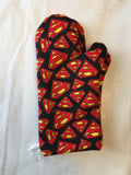 Oven mitts. Pop culture. Superman.