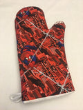 Oven mitts. Pop culture. Spider Man. Ultimate