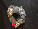 Hair scrunchie. Game of Thrones house symbols hair tie.