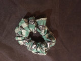 Hair scrunchie. Slytherin harry potter hair tie.