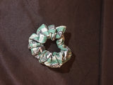 Hair scrunchie. Slytherin harry potter hair tie.