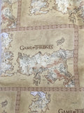 Hair scrunchie. Game of Thrones map of the world hair tie.