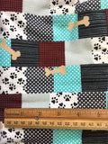 Oven mitts. Animals. Dog bones and plaid