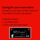 Oven mitts. Pop culture. Nightmare Before Christmas. Neon