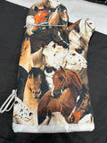 Oven Mitts. Animals. Horses.