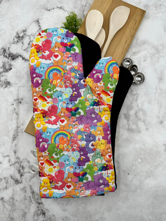 Oven Mitts. Pop Culture. Care Bears.