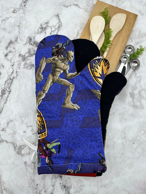 Oven Mitts. Pop Culture. Guardians of the Galaxy. Characters. Different.
