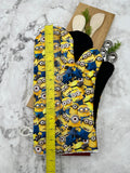 Oven mitts. Pop culture. Minions