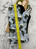 Oven Mitts. Travel. World Map.