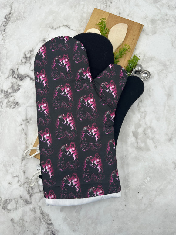 Oven Mitts. Pop Culture. D. Ursula.