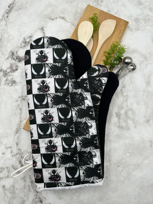 Oven Mitts. Pop Culture. Venom.
