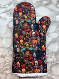 Oven mitts. Pop Culture. Horror Icons.