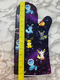 Oven Mitts. Pop Culture. Pokemon. Evee galaxy.