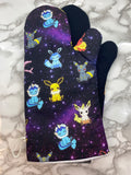 Oven Mitts. Pop Culture. Pokemon. Evee galaxy.