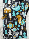 Oven Mitts. Winter. Forest