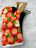 Oven Mitts. Food. Apples.
