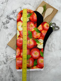 Oven Mitts. Food. Apples.