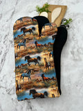 Oven Mitts. Animals. Horse.