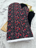 Oven Mitts. Christmas. Candy Canes.