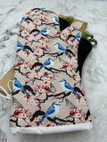 Oven Mitts. Animals. Blue Jays.