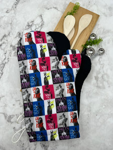 Oven Mitts. Pop Culture. D. Villians.