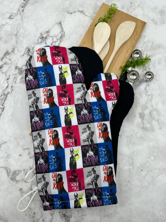 Oven Mitts. Pop Culture. D. Villians.