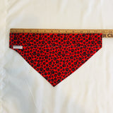 Dog bandanas. Food. Strawberries. Small, medium or large. It fits ON the collar!