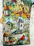 Oven mitts. Animals. Birds and Bird houses