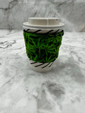 Cup sleeve. Cannabis. Insulated reusable Travel Cup Sleeve! Makes a great gift or stocking stuffer!