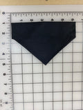 Plaid Dog bandanas. Blue plaid. Small, medium, large, fits ON the collar!
