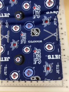 Sports Dog bandanas. Winnipeg Jets. Small, medium, large, fits ON the collar!