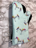 Oven mitts. Animals. Unicorns