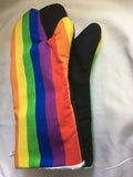 Rainbow pride Oven mitts
