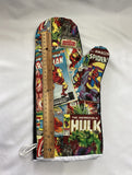 Oven mitts. Pop culture. Avengers. Comic Book