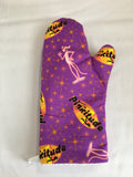 Oven mitts. Pop culture. Pink Panther