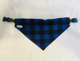 Easter Dog Bandana. Bunny rabbits. S/M/L, fits ON the collar!
